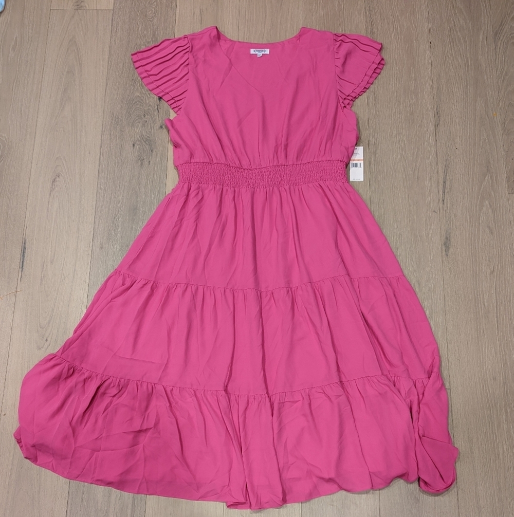 Pink Midi Dress